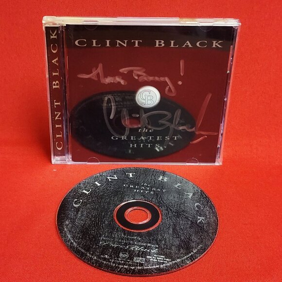 Clint Black The Greatest Hits 1996 CD Signed - Picture 7 of 8